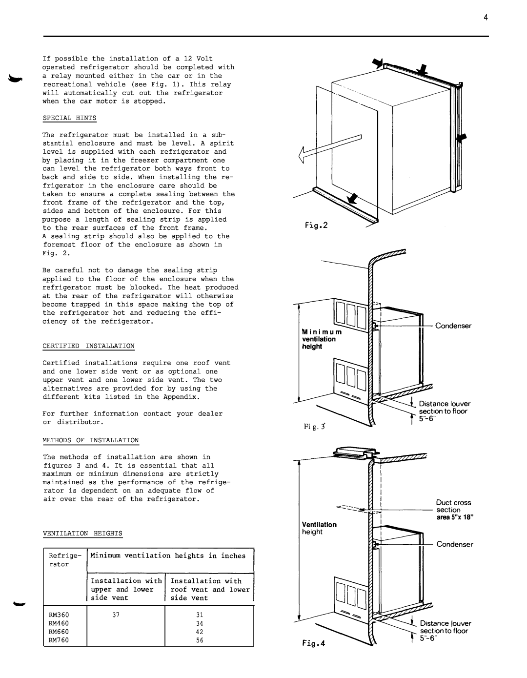 Dometic RM36O service manual 