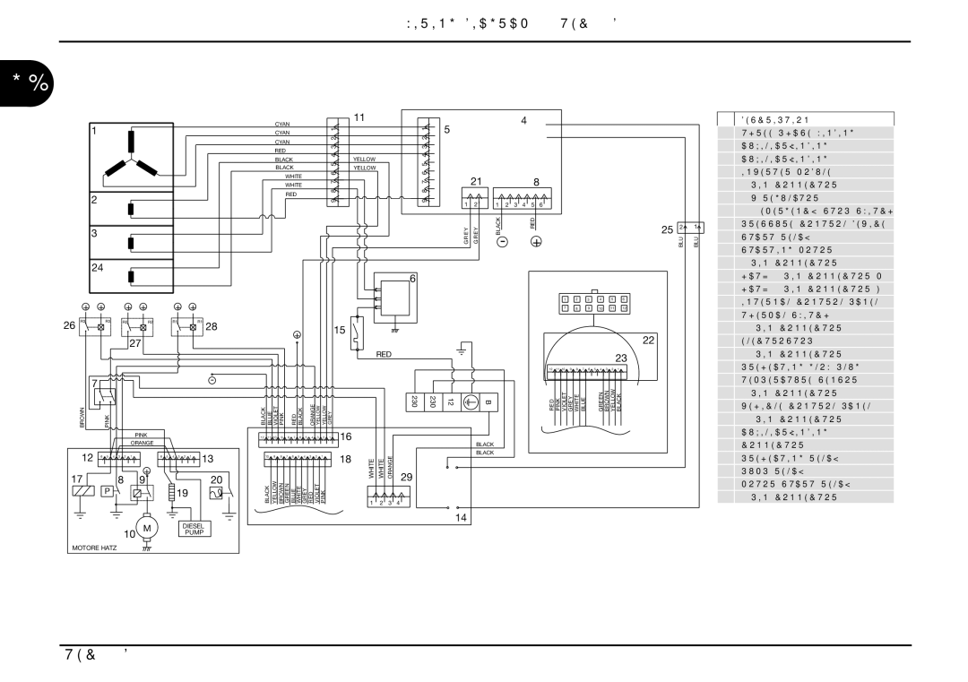 Dometic installation manual Wiring Diagram TEC 40D 