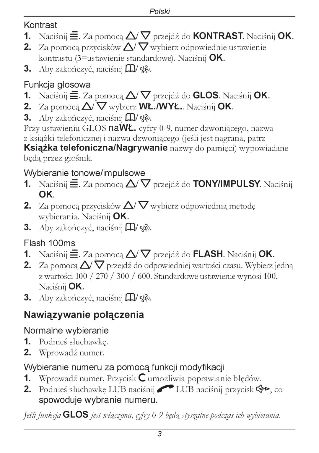 Doro 314C manual Nawiązywanie połączenia 