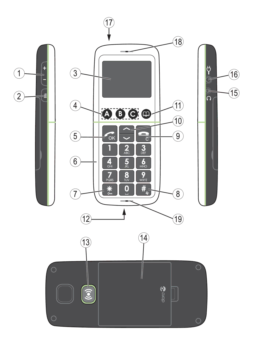 Doro 338GSM manual 