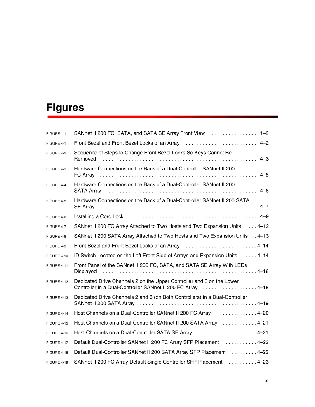 Dot Hill Systems II 200 FC service manual Figures 