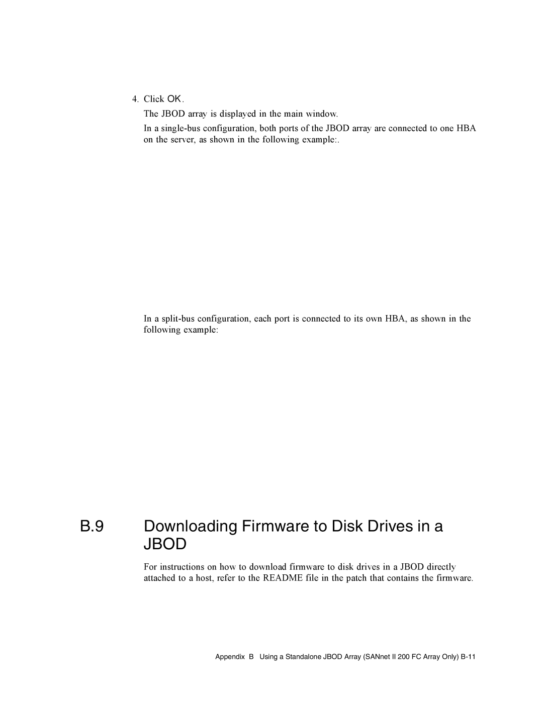 Dot Hill Systems II 200 FC service manual Downloading Firmware to Disk Drives in a, Jbod 