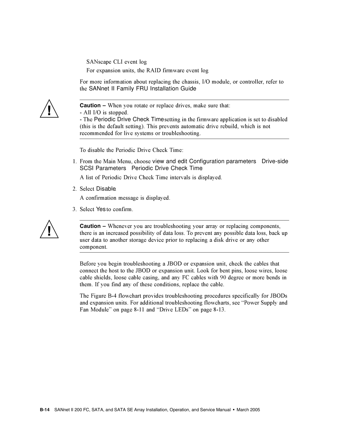 Dot Hill Systems II 200 FC service manual 