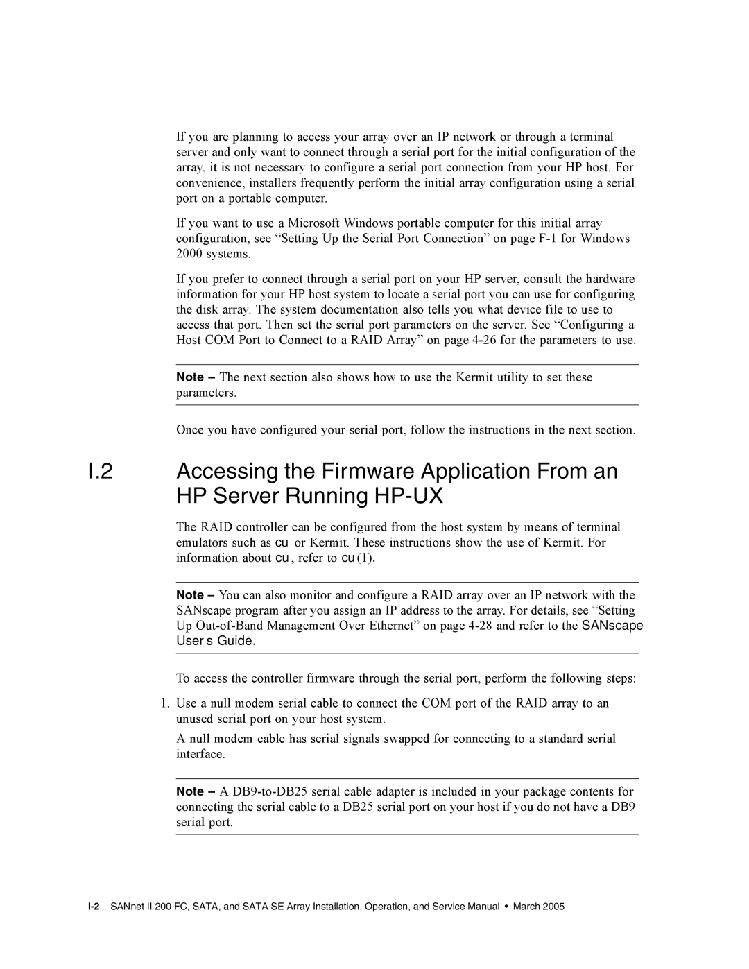 Dot Hill Systems II 200 FC service manual 