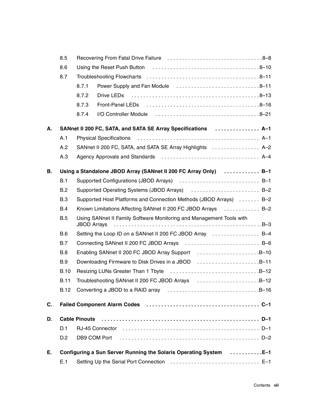 Dot Hill Systems II 200 FC service manual RJ-45 Connector DB9 COM Port, Setting Up the Serial Port Connection 