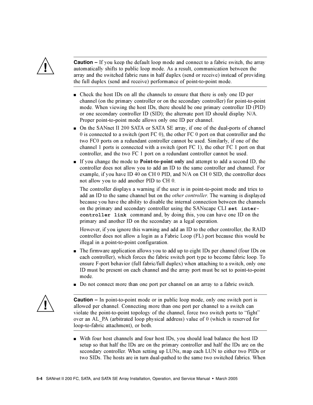 Dot Hill Systems II 200 FC service manual 