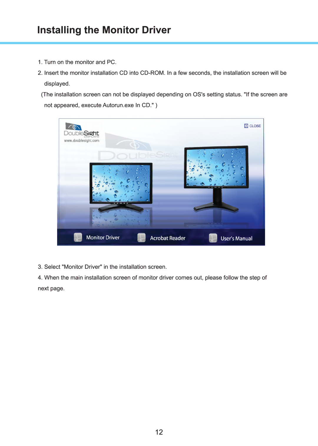 DoubleSight Displays DS-245W manual 