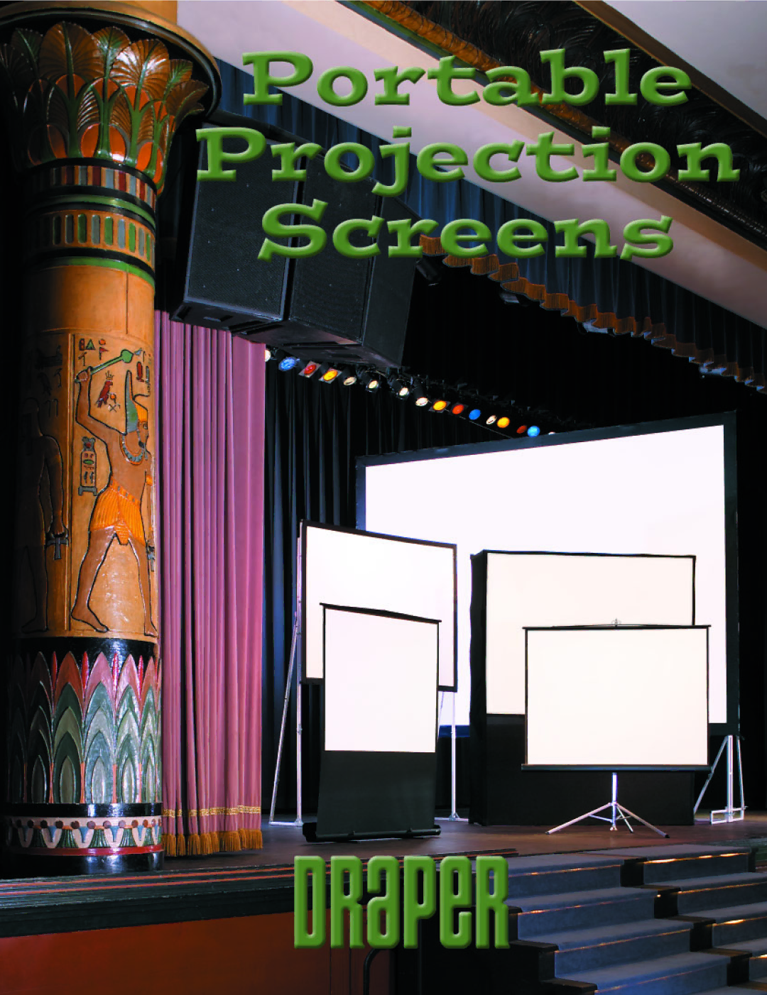 Draper Portable Projection Screen manual 