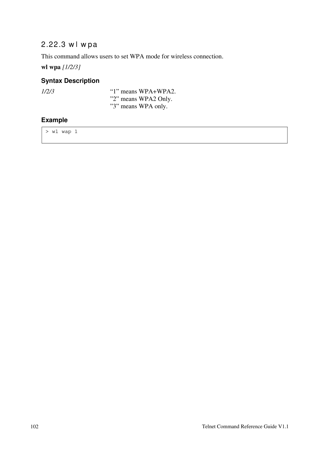 Draytek 1.11 manual Wl wpa 