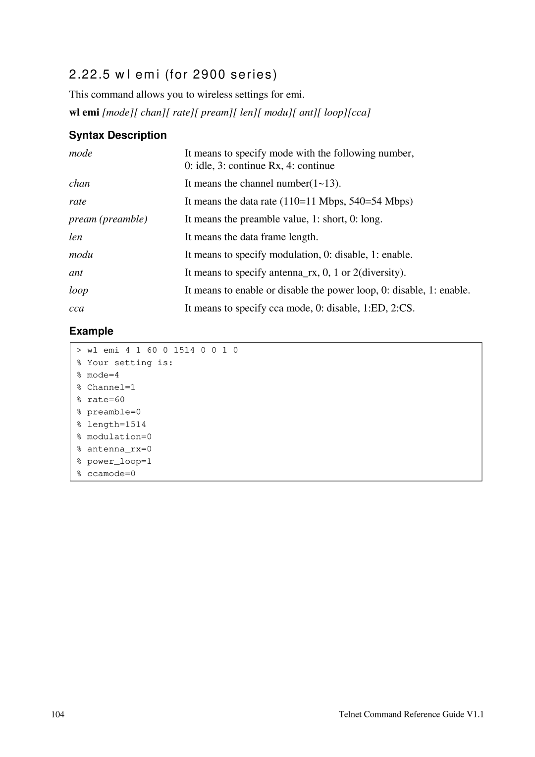 Draytek 1.11 manual Wl emi for 2900 series 