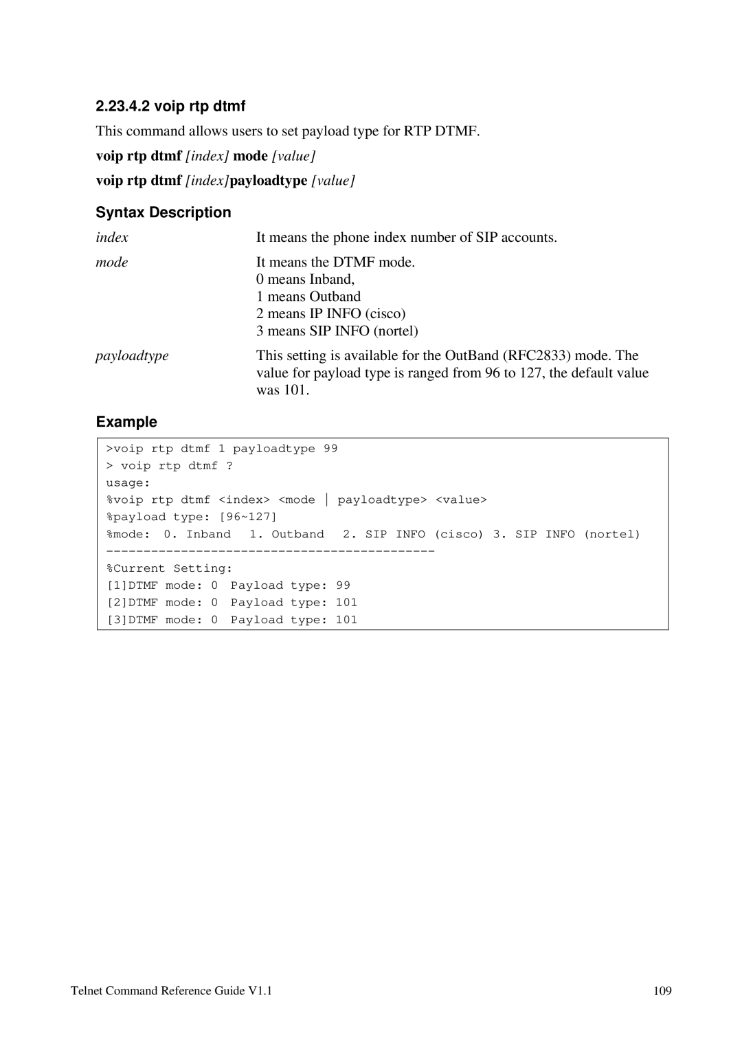 Draytek 1.11 manual Voip rtp dtmf 