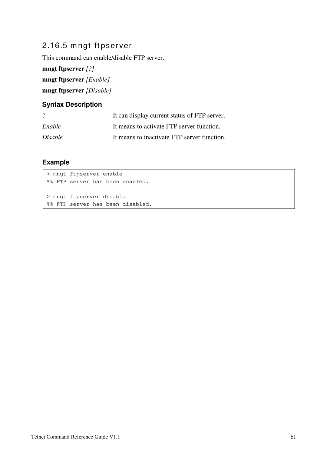 Draytek 1.11 manual Mngt ftpserver 