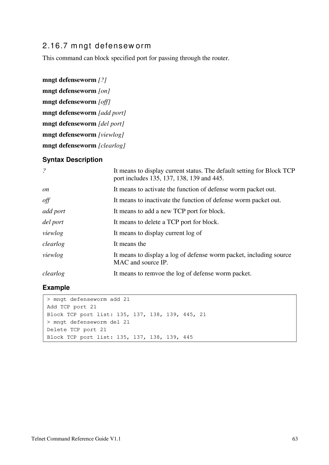 Draytek 1.11 manual Mngt defenseworm 