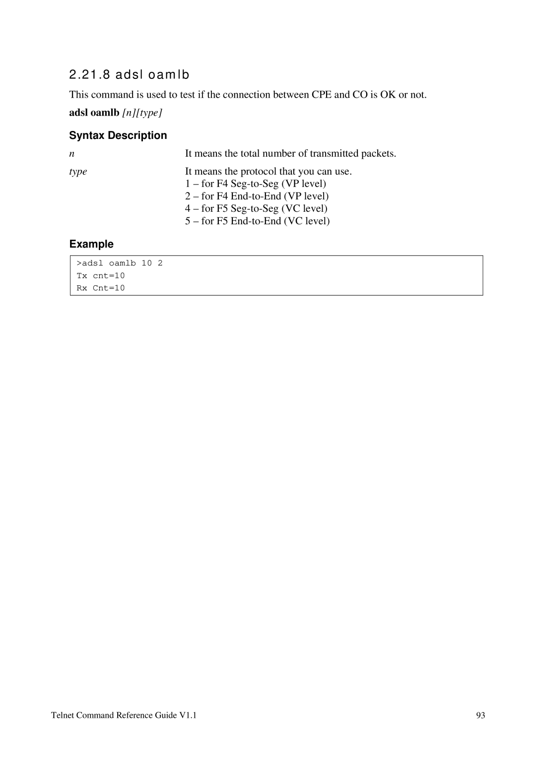 Draytek 1.11 manual Adsl oamlb 