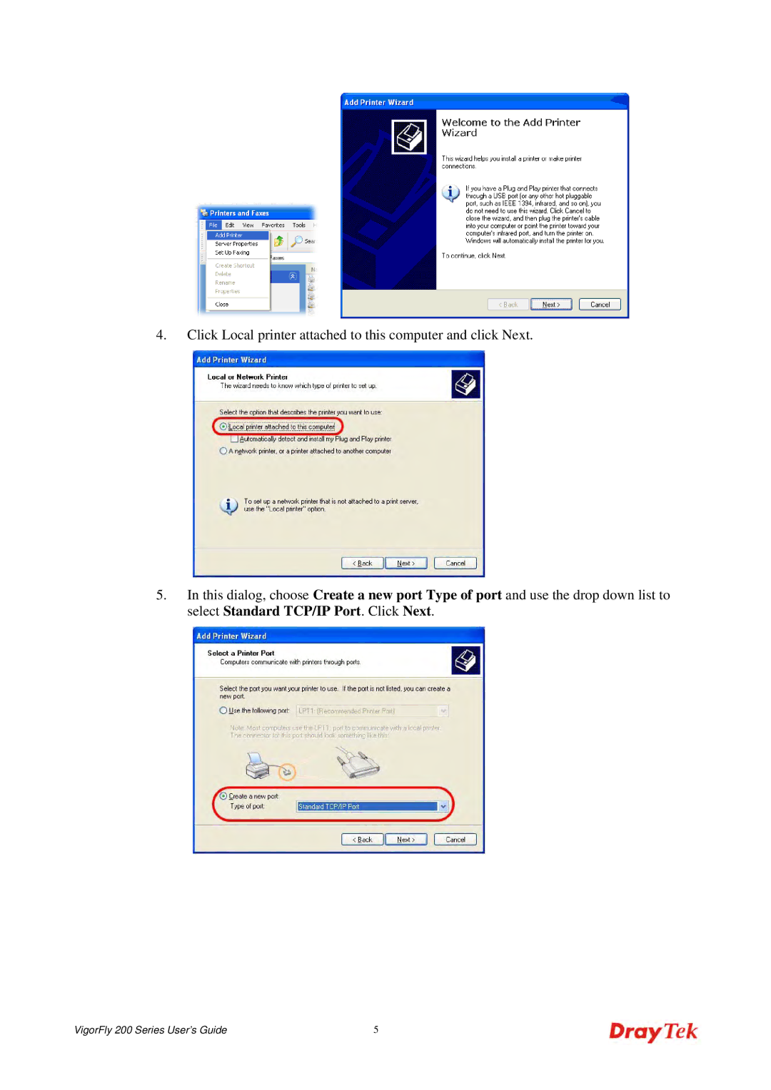 Draytek manual VigorFly 200 Series User’s Guide 