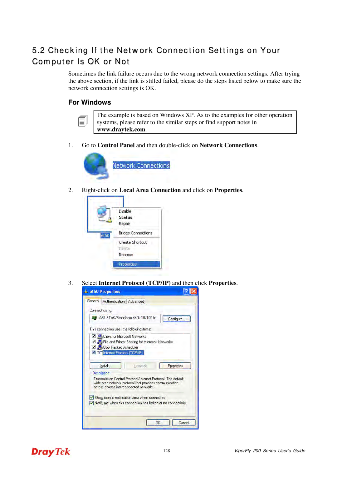 Draytek 200 manual For Windows 