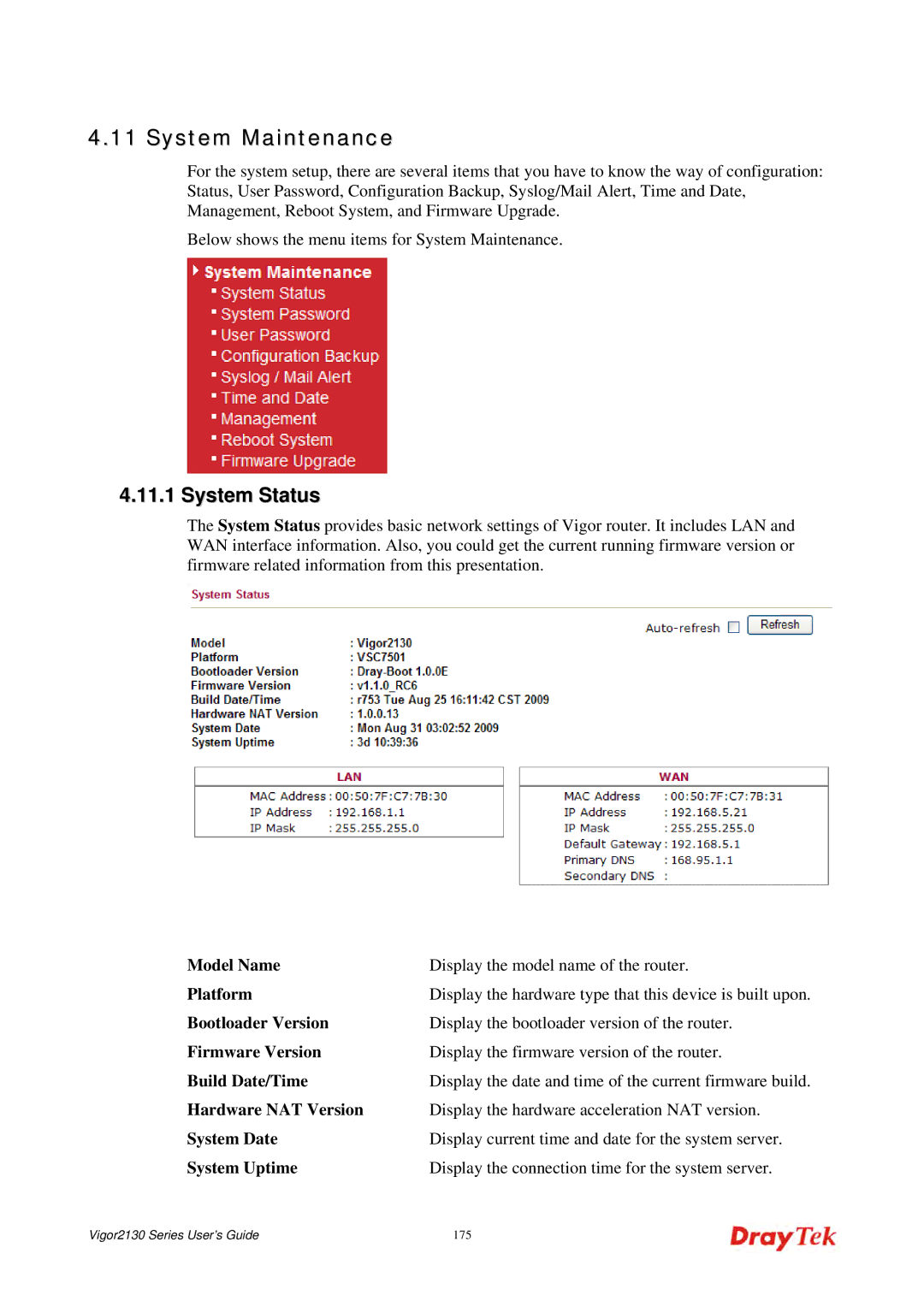 Draytek 2130 manual 175 