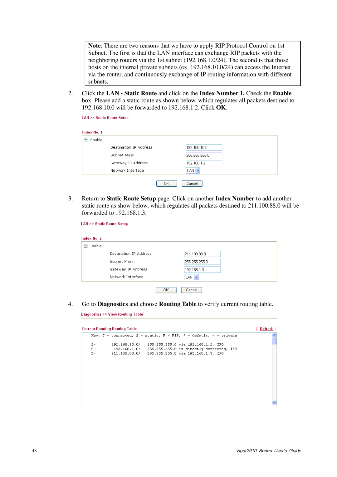 Draytek manual Vigor2910 Series User’s Guide 