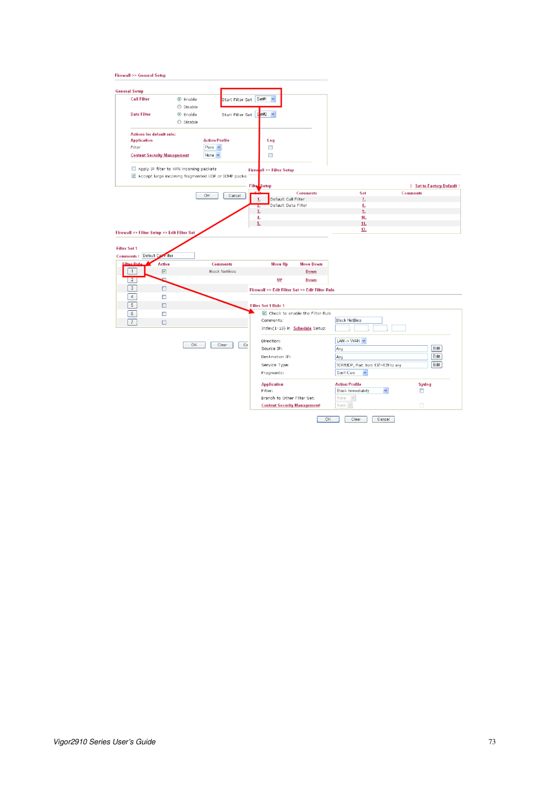 Draytek manual Vigor2910 Series User’s Guide 