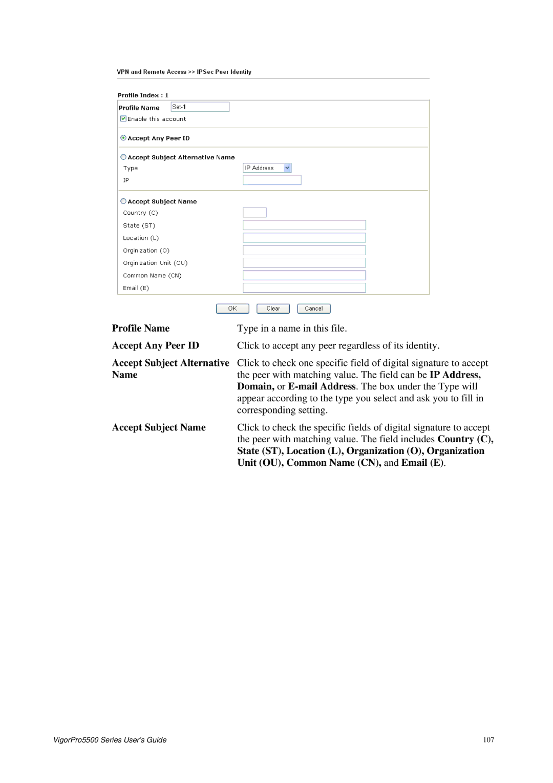 Draytek 5500 Series manual 107 