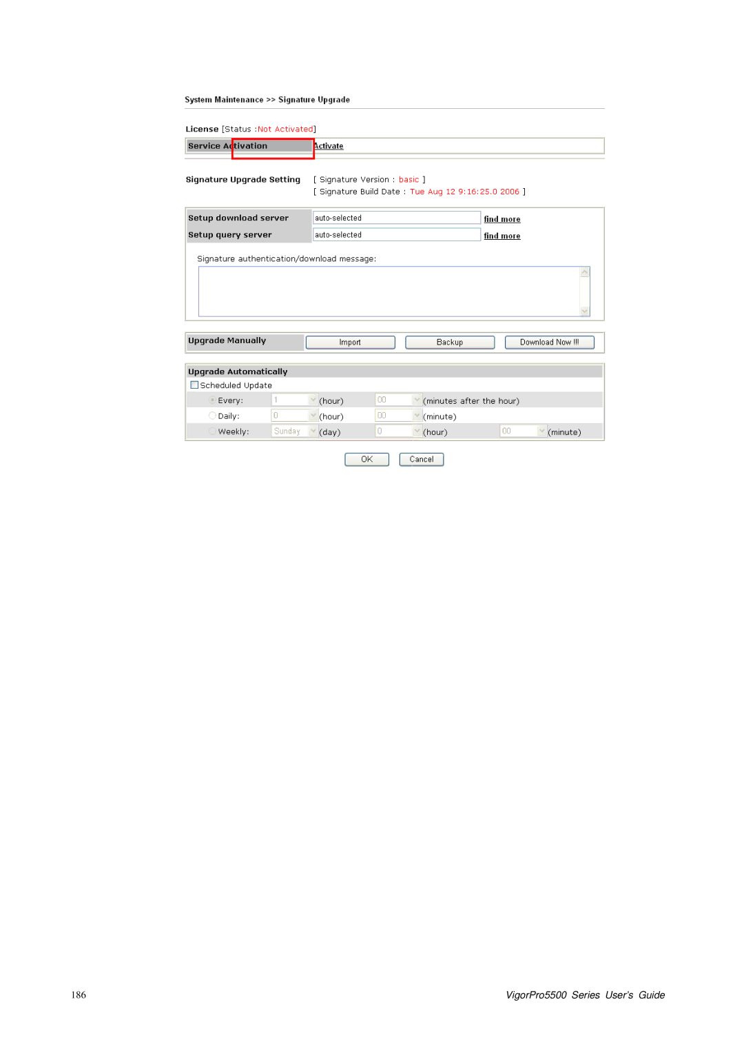 Draytek 5500 Series manual 186 