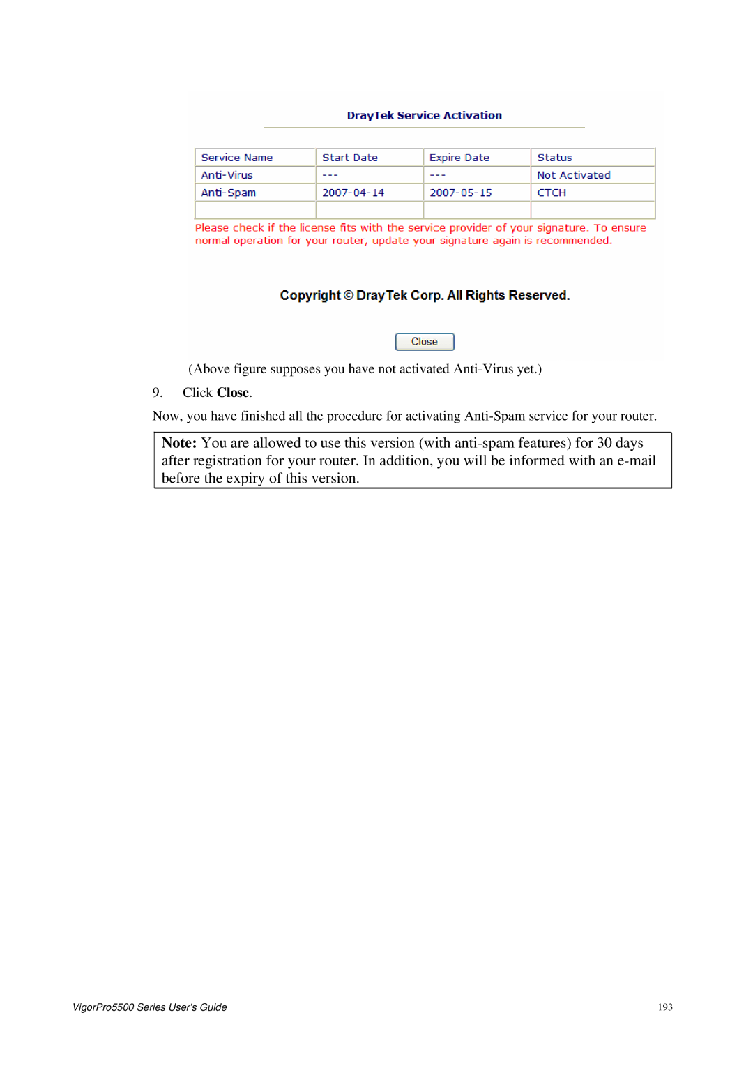 Draytek 5500 Series manual 193 