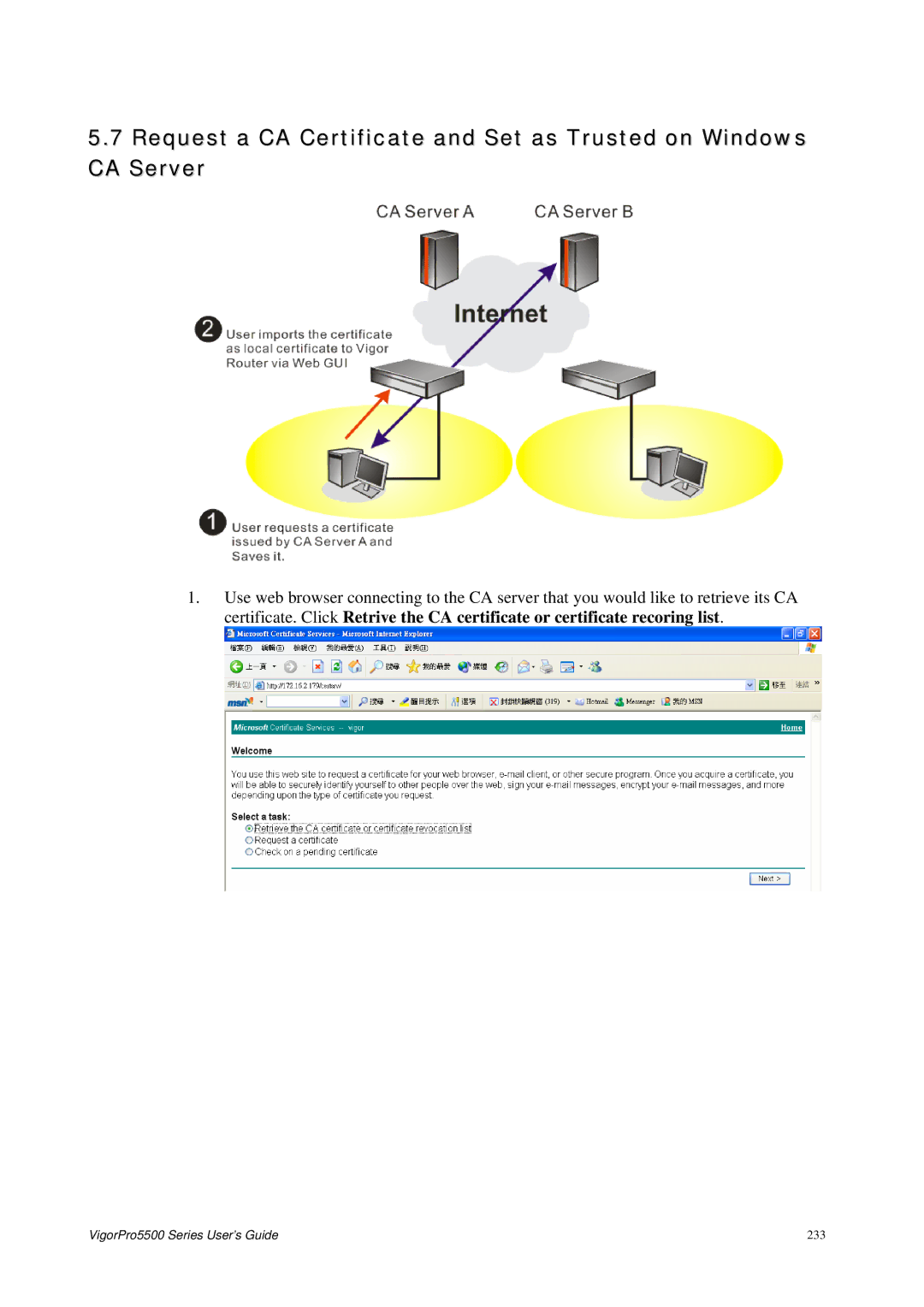 Draytek 5500 Series manual 233 