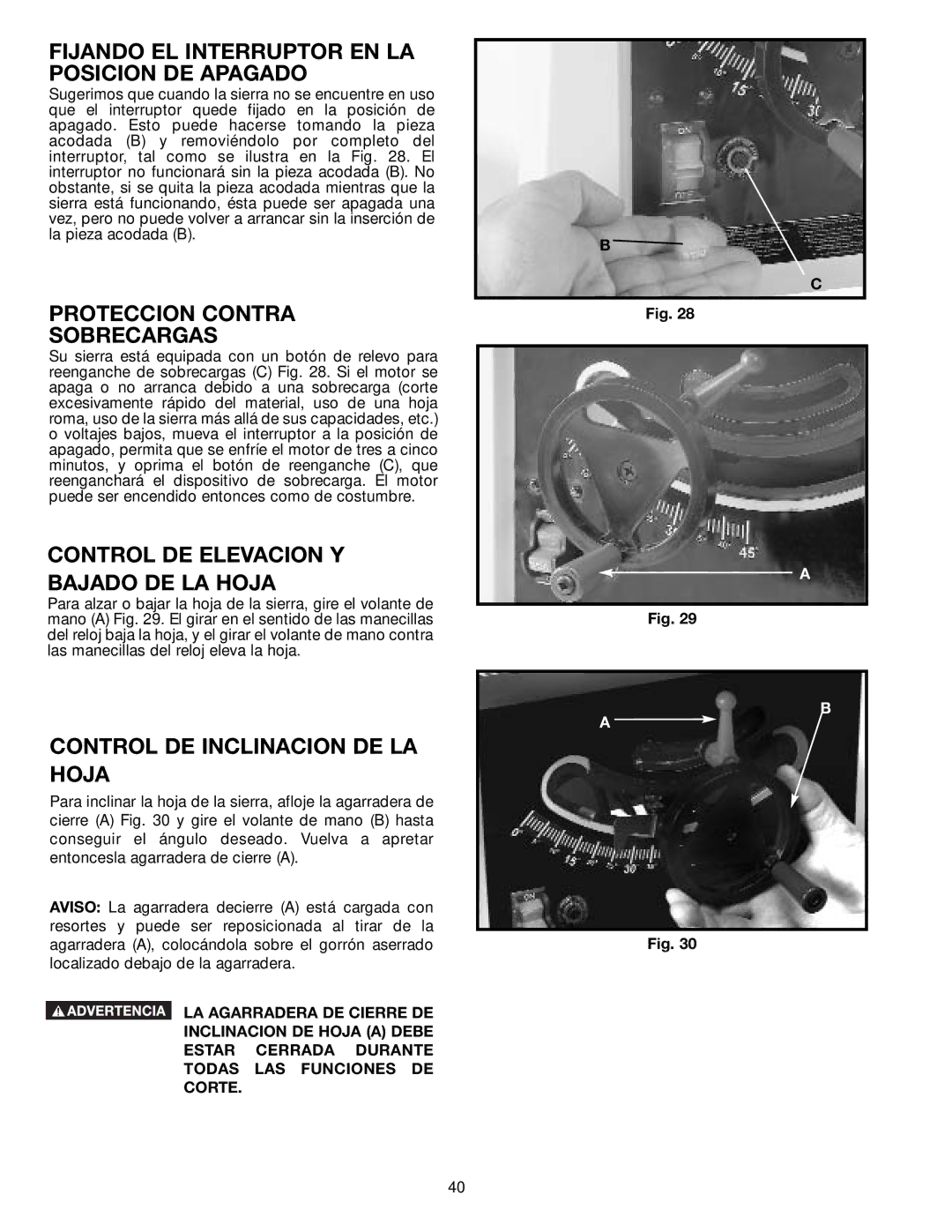 Draytek SM200L instruction manual Fijando EL Interruptor EN LA Posicion DE Apagado, Proteccion Contra Sobrecargas 