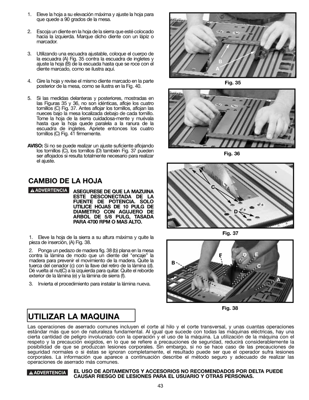 Draytek SM200L instruction manual Utilizar LA Maquina, Cambio DE LA Hoja 