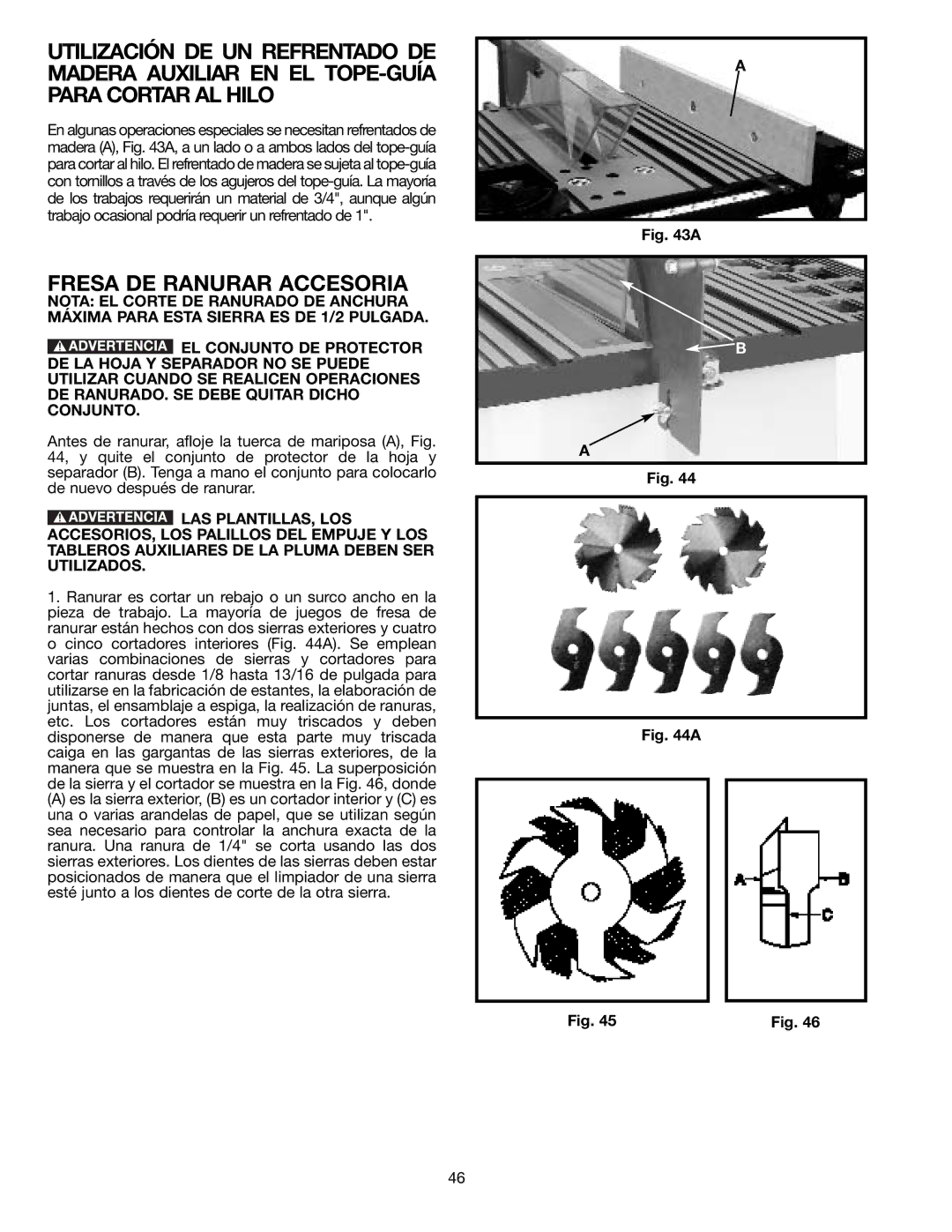 Draytek SM200L instruction manual Fresa DE Ranurar Accesoria 