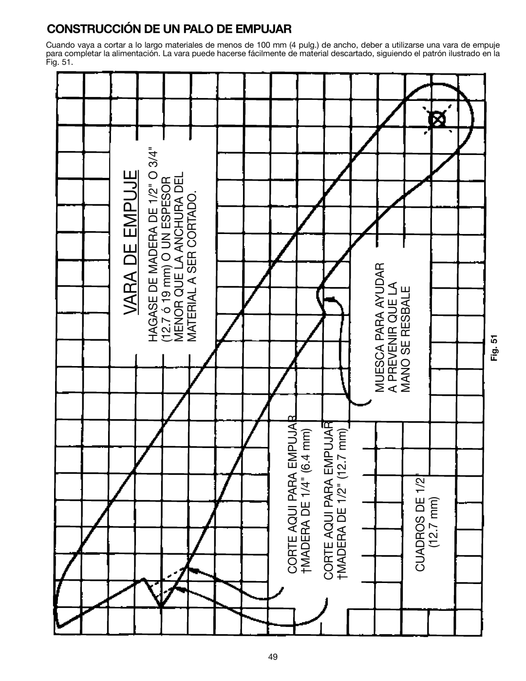 Draytek SM200L instruction manual Vara DE Empuje, Construcción DE UN Palo DE Empujar 