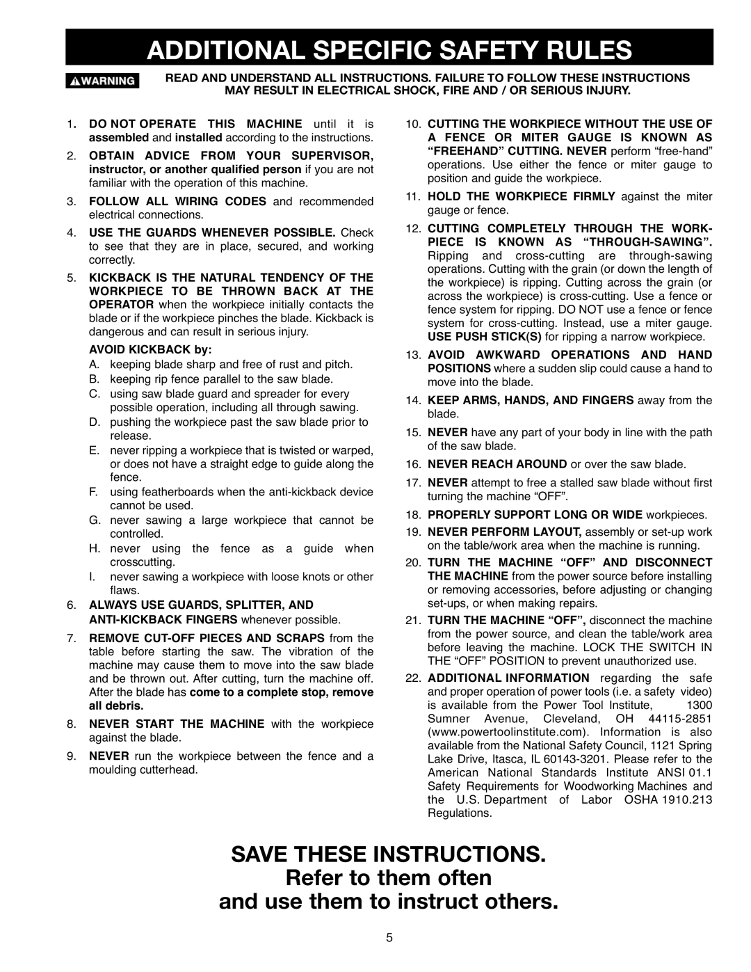 Draytek SM200L instruction manual Additional Specific Safety Rules 