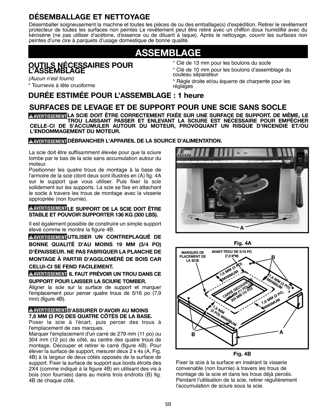 Draytek SM200L instruction manual Assemblage, Désemballage ET Nettoyage, Outils Nécessaires Pour L’ASSEMBLAGE 