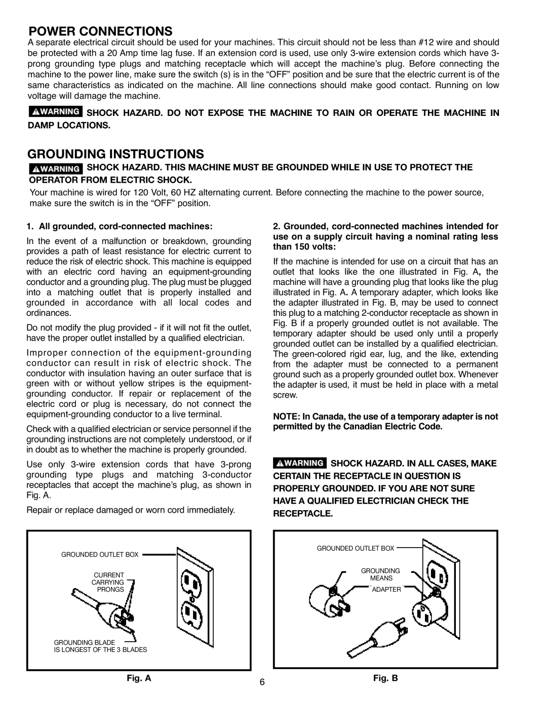 Draytek SM200L instruction manual Power Connections, Grounding Instructions 