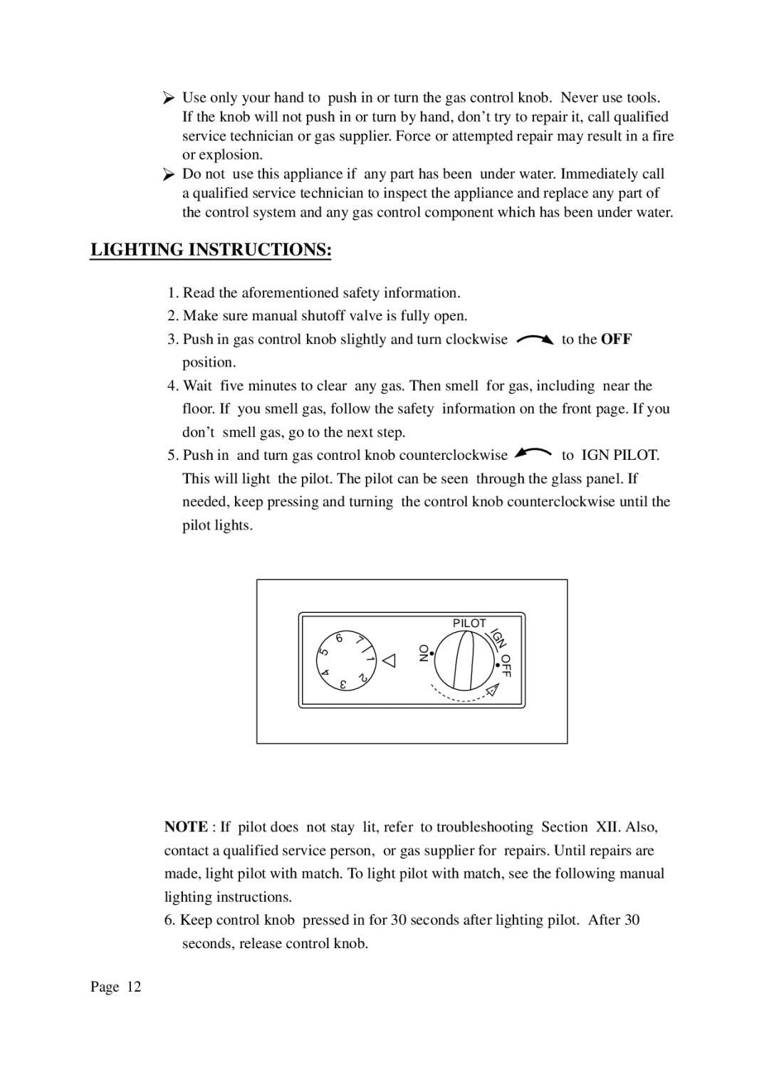 DreamGEAR P314, P186, N313, N185 installation manual Lighting Instructions, Ign 