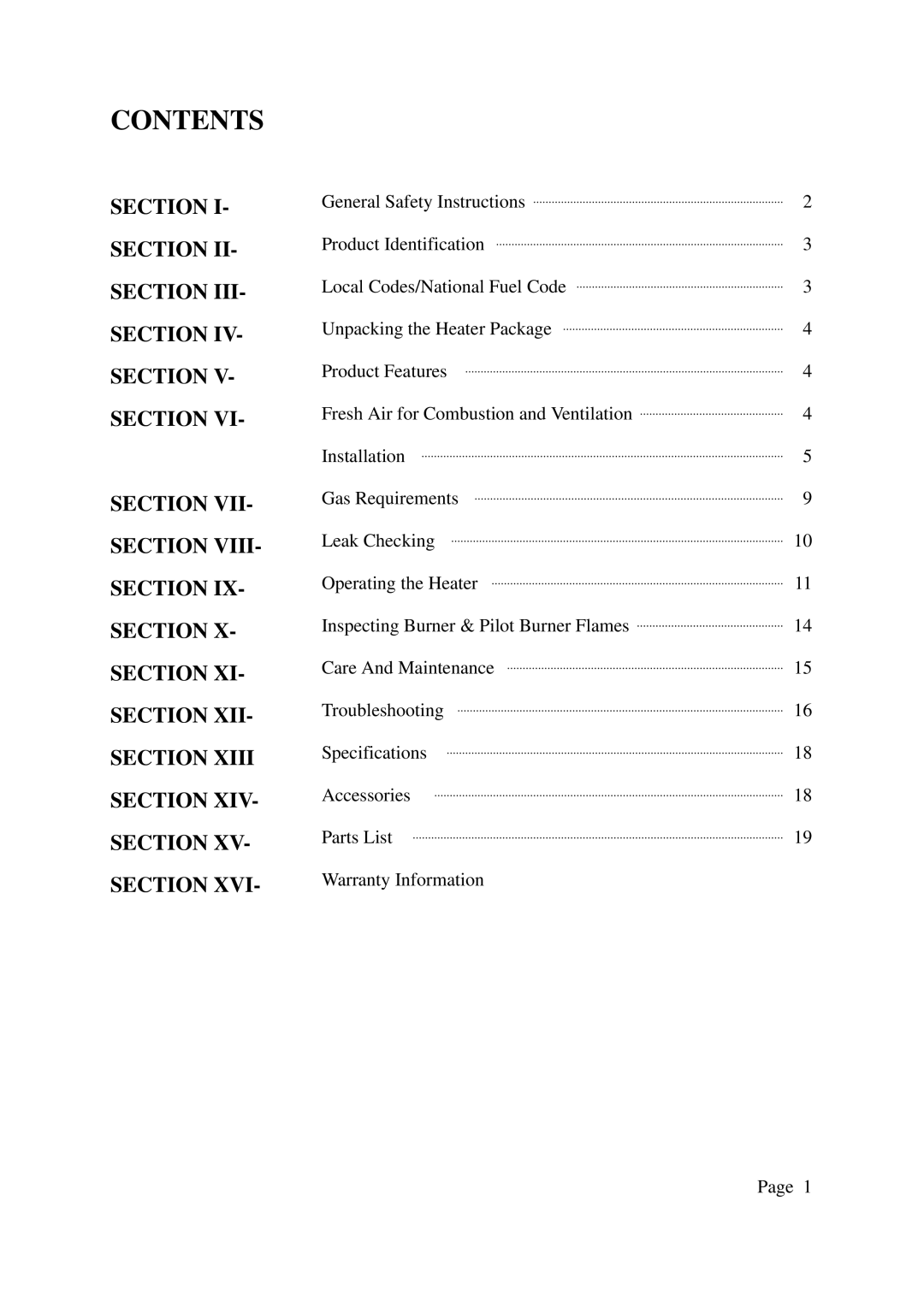 DreamGEAR N313, P186, P314, N185 installation manual Contents 