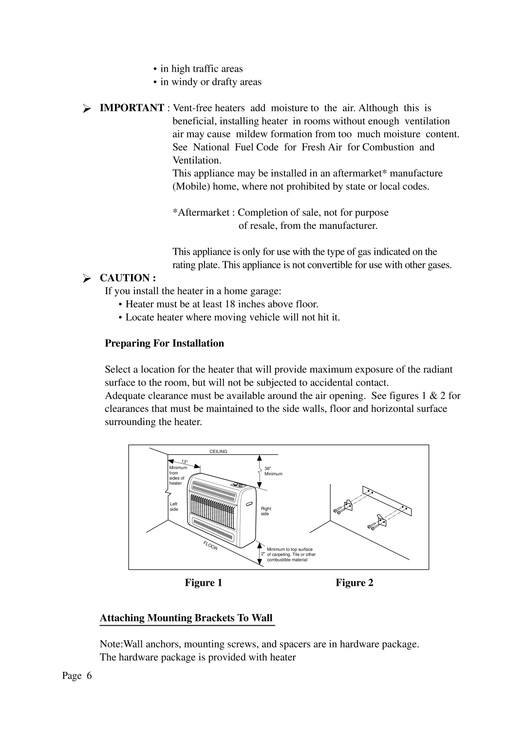 DreamGEAR N185, P186, P314, N313 installation manual Preparing For Installation, Attaching Mounting Brackets To Wall 