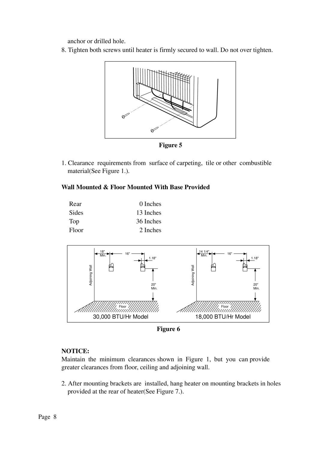 DreamGEAR P314, P186, N313, N185 installation manual Wall Mounted & Floor Mounted With Base Provided 