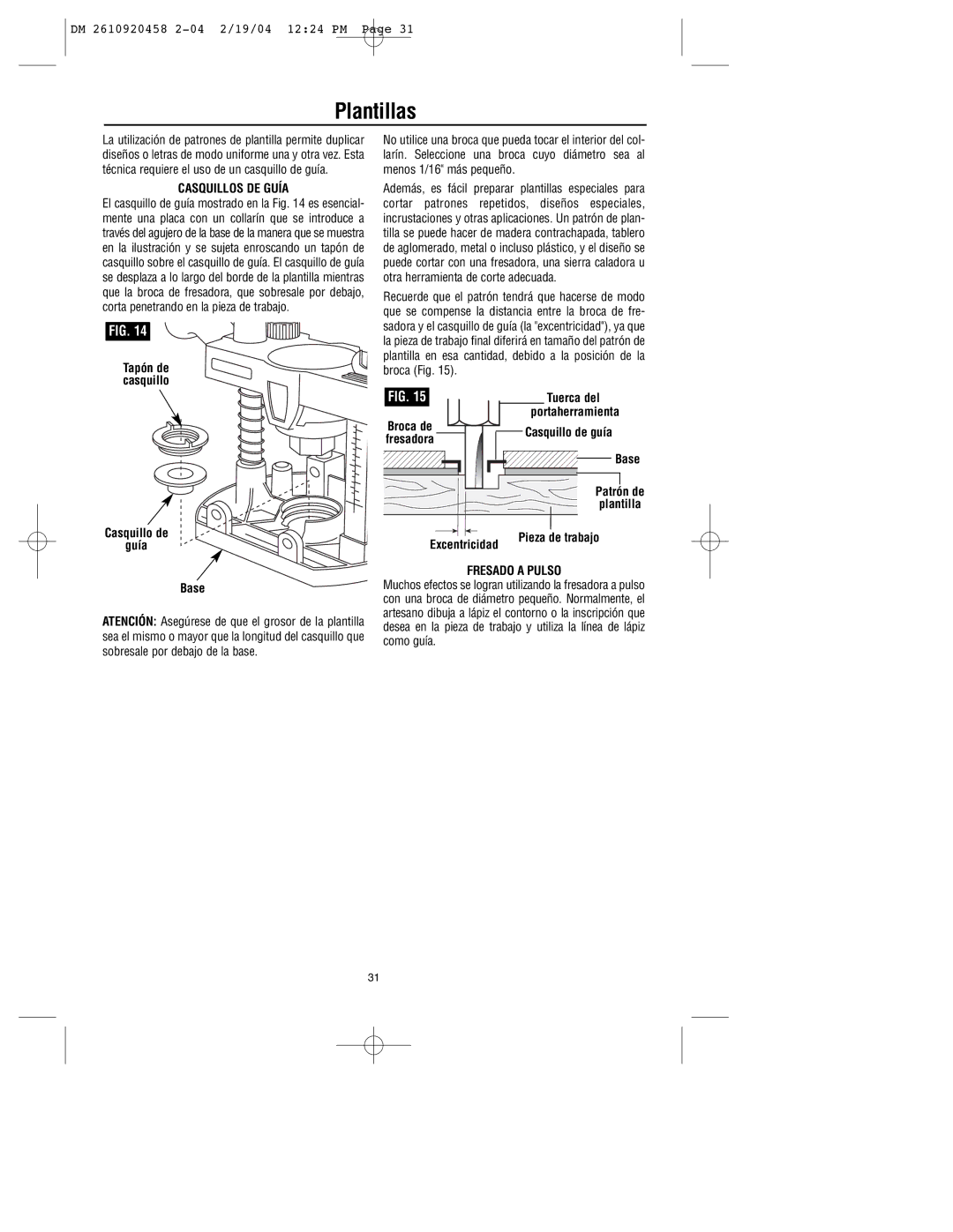 Dremel 335 Plantillas, Casquillos DE Guía, Casquillo de guía Base Patrón de Plantilla Guía, Excentricidad, Fresado a Pulso 