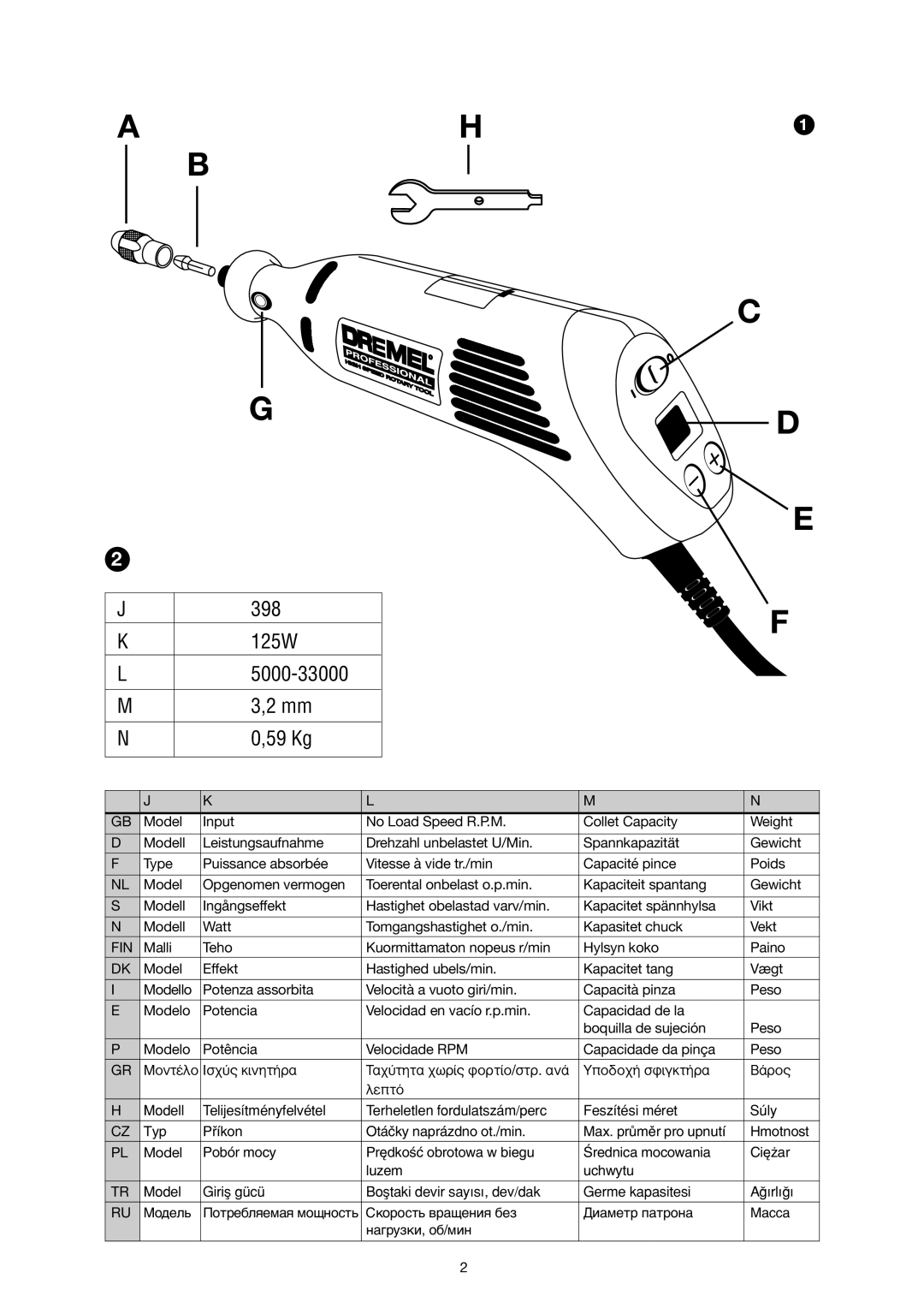 Dremel F013039866, F013039865 manual 