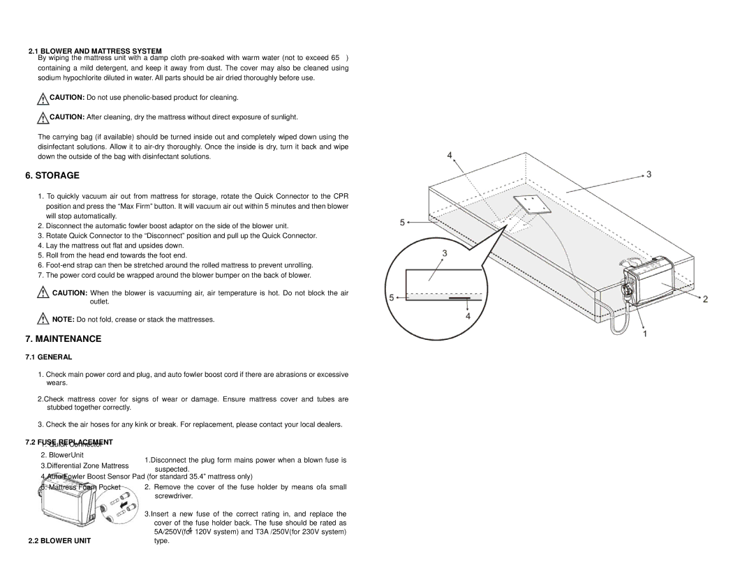 Drive Medical Design 14000 instruction manual Storage, Maintenance 