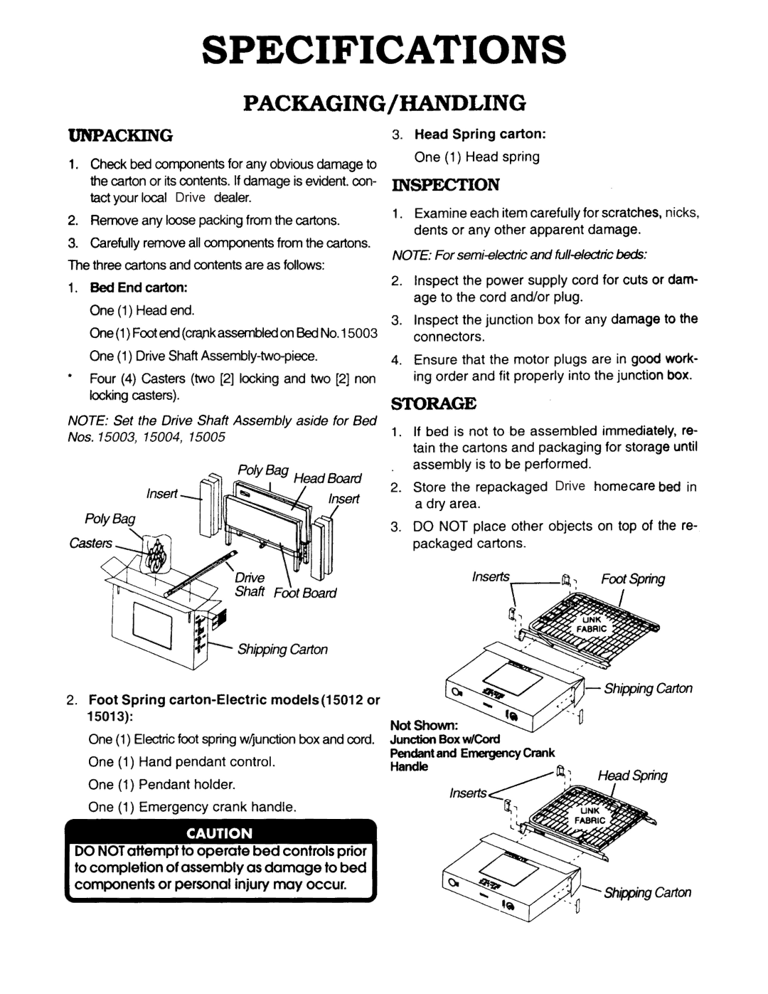 Drive Medical Design 15004, 15003, 15005 manual Drive 