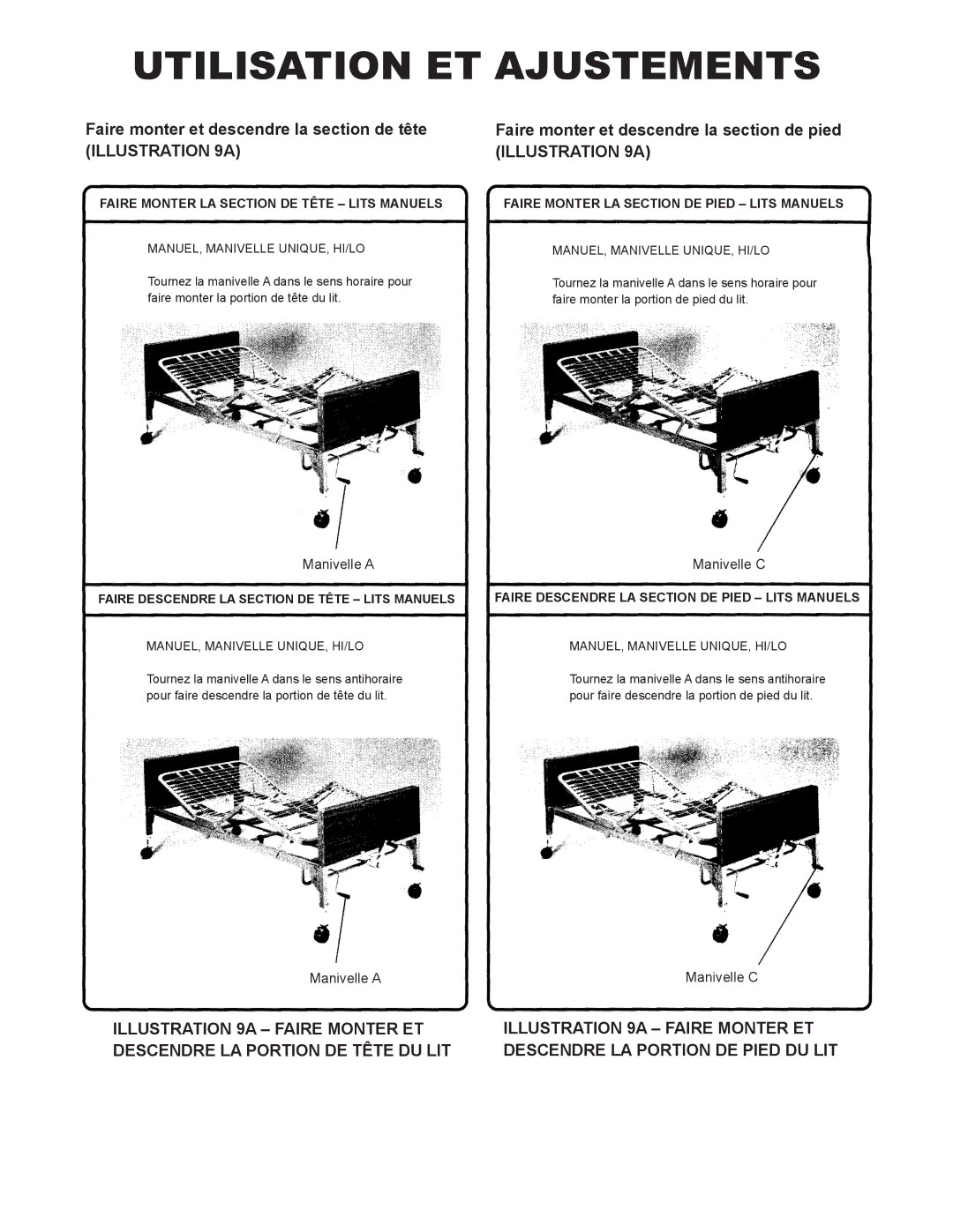 Drive Medical Design 15003, 15005, 15004 manual Illustration 9A 