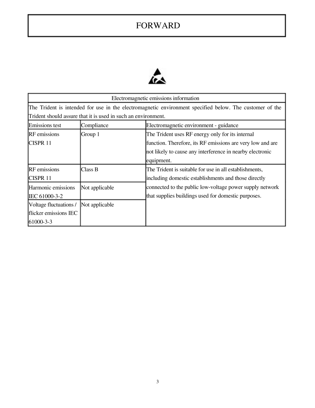 Drive Medical Design 2850-20, 2850-18 manual Forward, Cispr 