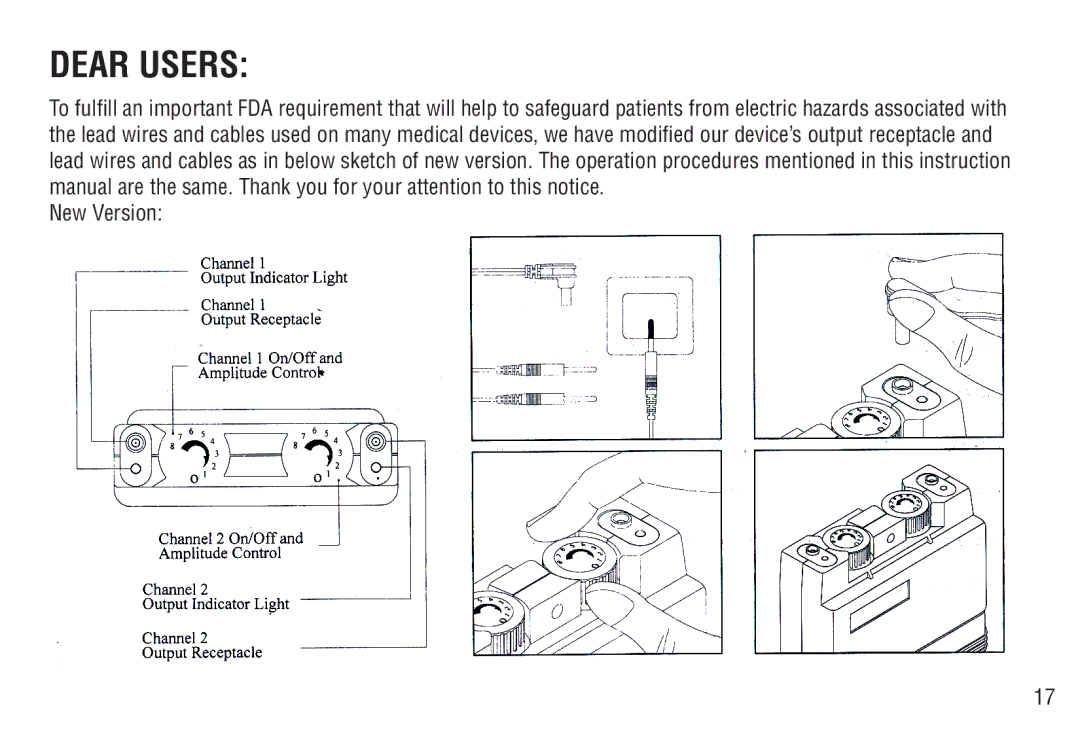 Drive Medical Design AGF-3E manual Dear Users 