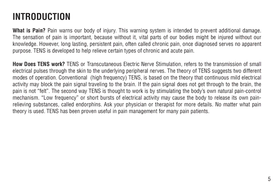 Drive Medical Design AGF-3E manual Introduction 