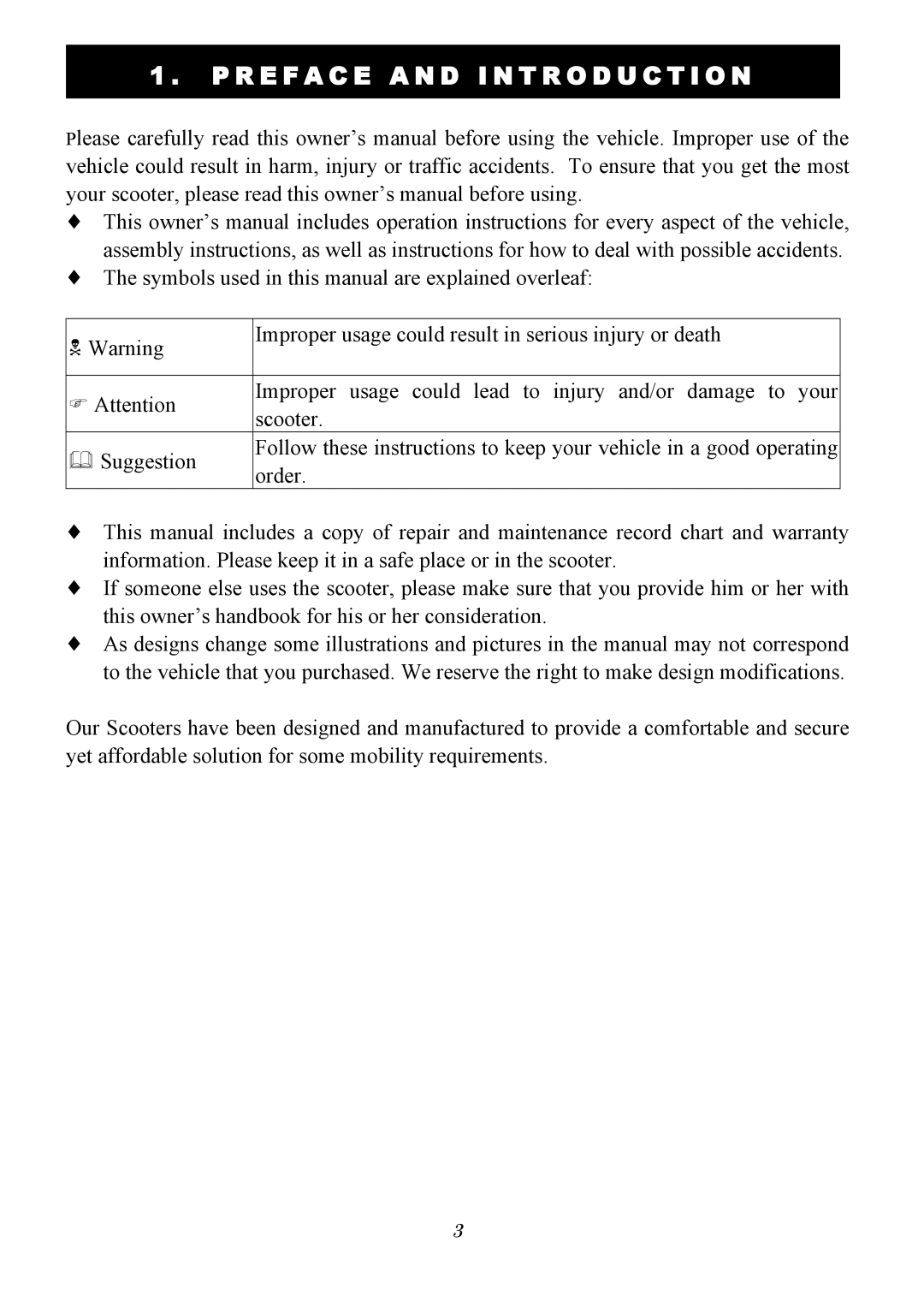 Drive Medical Design PhoenixHD3, PhoenixHD4 owner manual R E F a C E a N D I N T R O D U C T I O N 