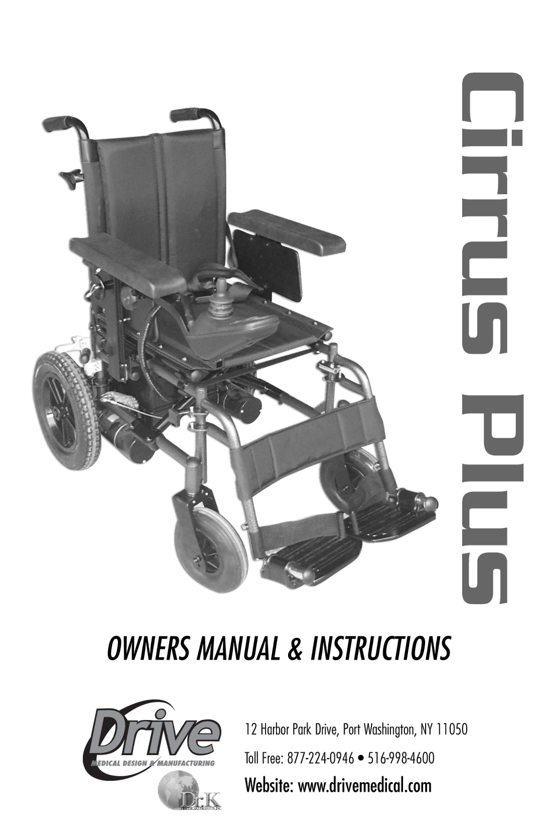 Drive Medical Design Power Wheelchair owner manual 