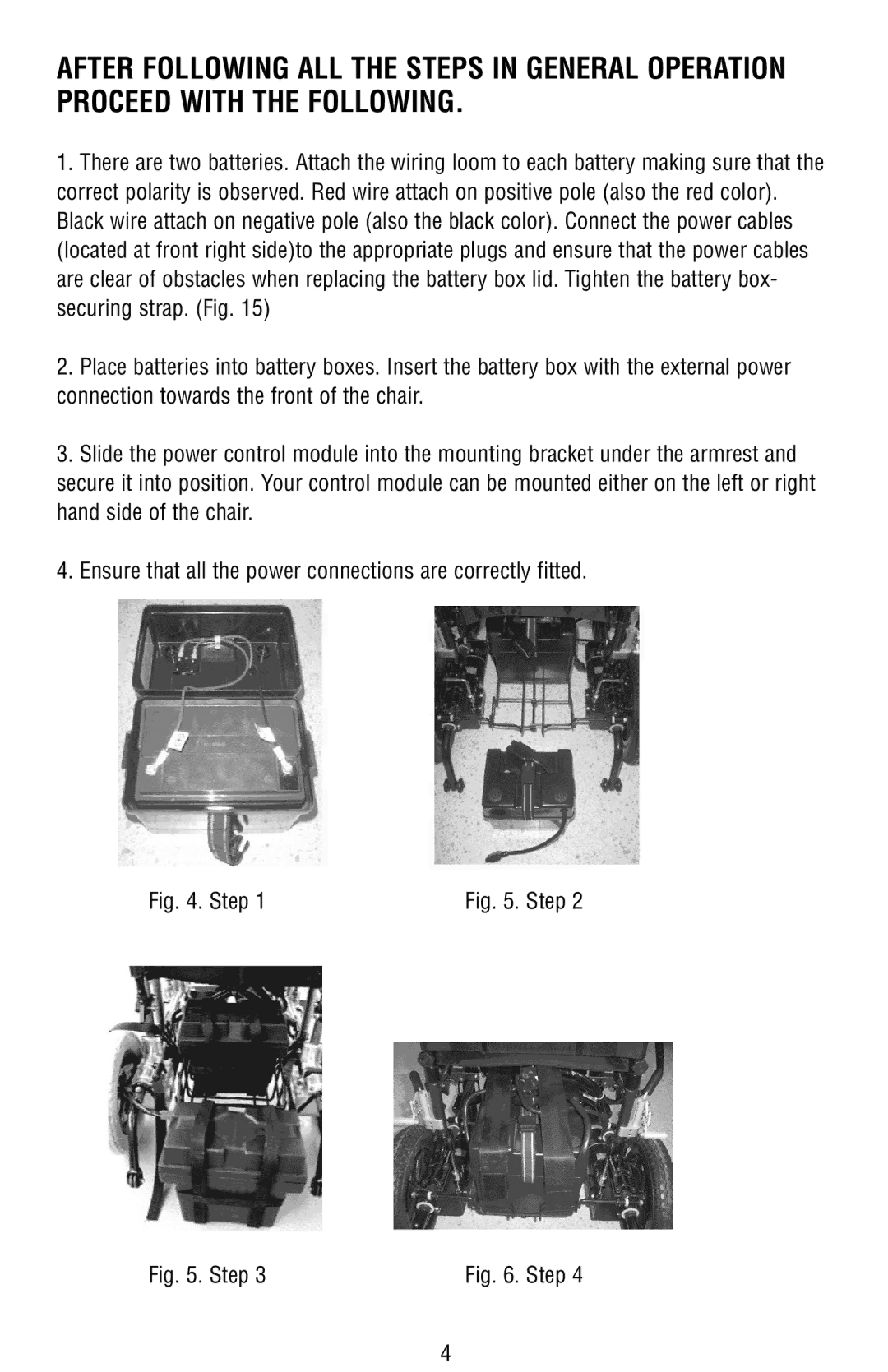 Drive Medical Design Power Wheelchair owner manual Step 