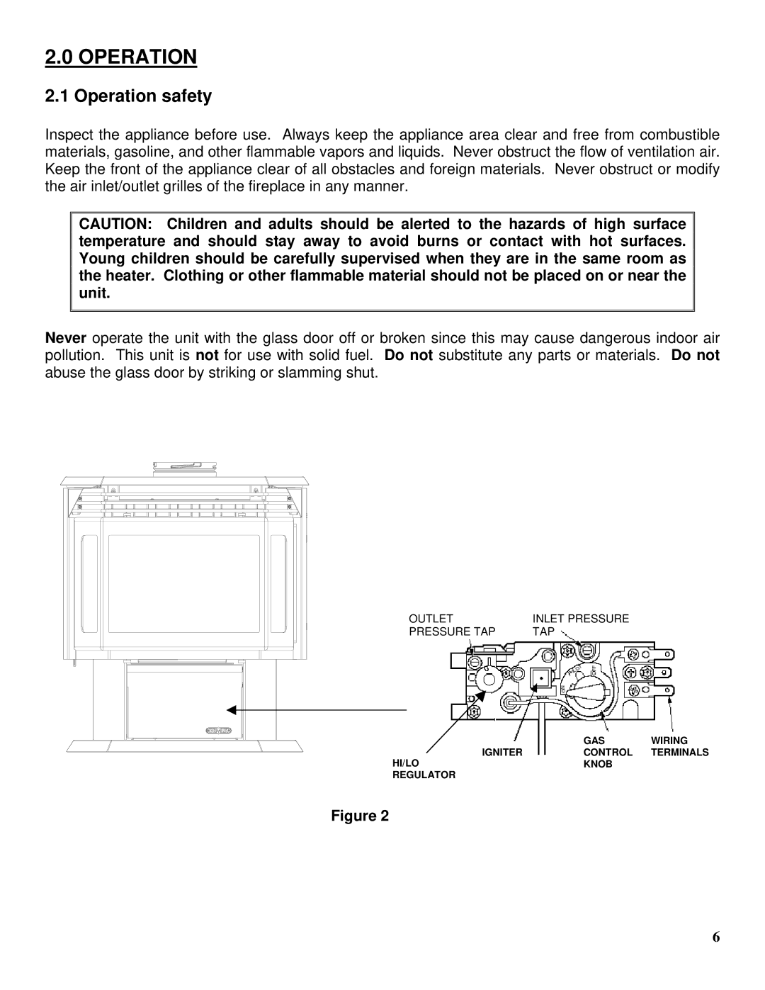 Drolet GTX-I manual Operation safety 